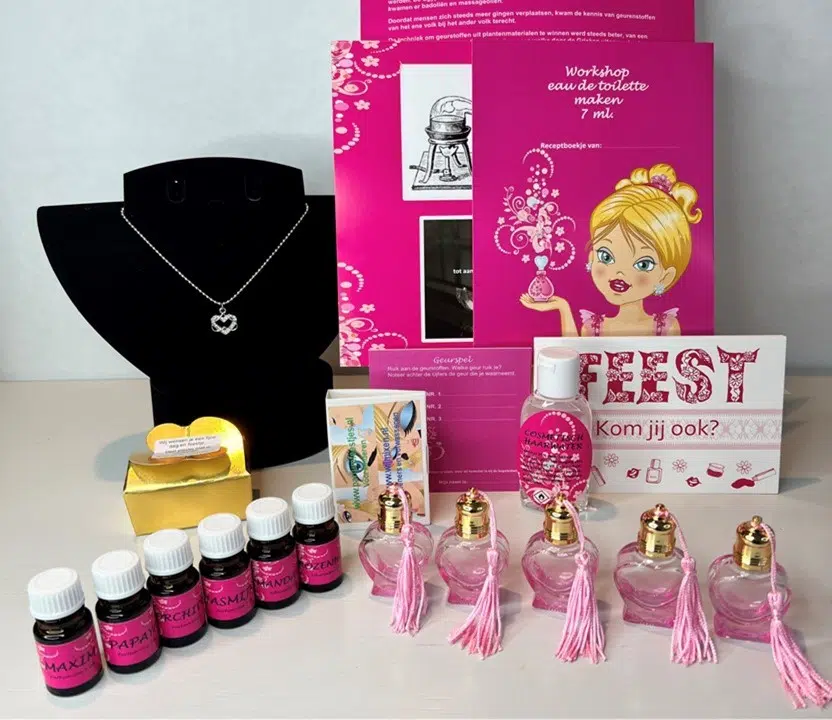 Thuisworkshop pakket hartjes thema